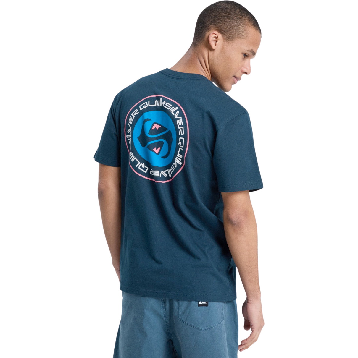 2026 Quiksilver Mens Ev Duality T-Shirt EQYZT08290 - Dark Navy